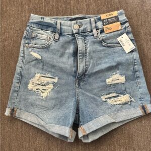NWT Aeropostale Women's Blue Distressed Denim Shorts